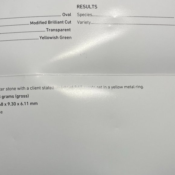 GIA Certified Chrome Tourmaline 3.57ct 18K Ring - Picture 7 of 7